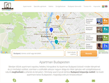 Tablet Screenshot of apartmanbudapest.com